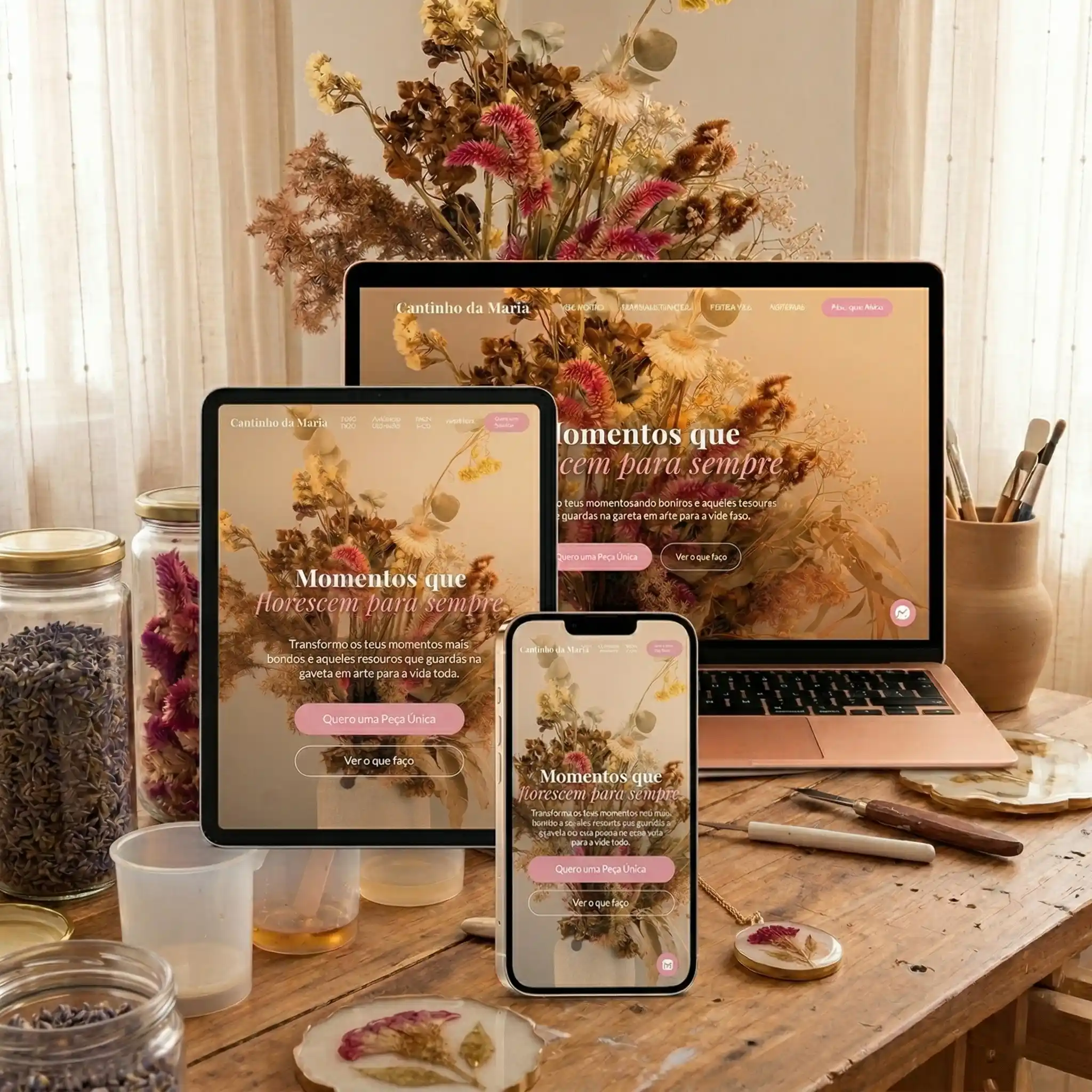 Screenshot cantinho da maria.